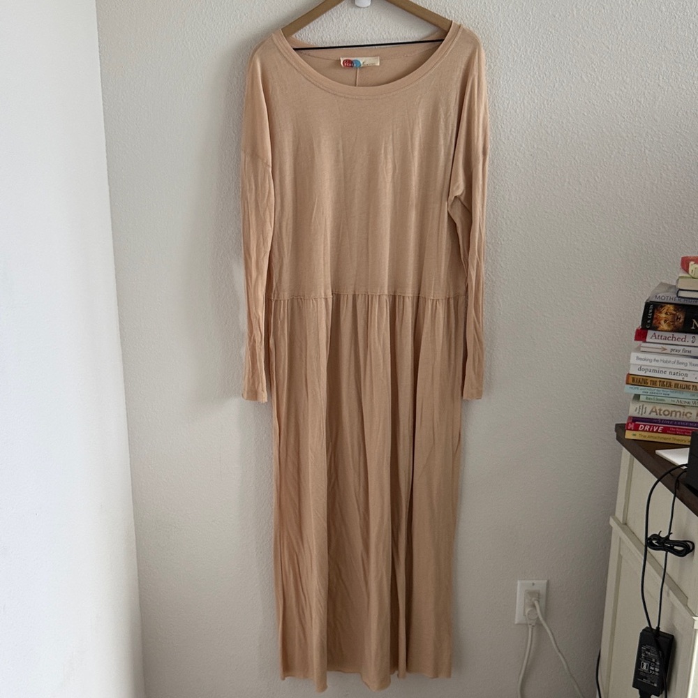 Free People Beach Cameron Dress Neutral Small